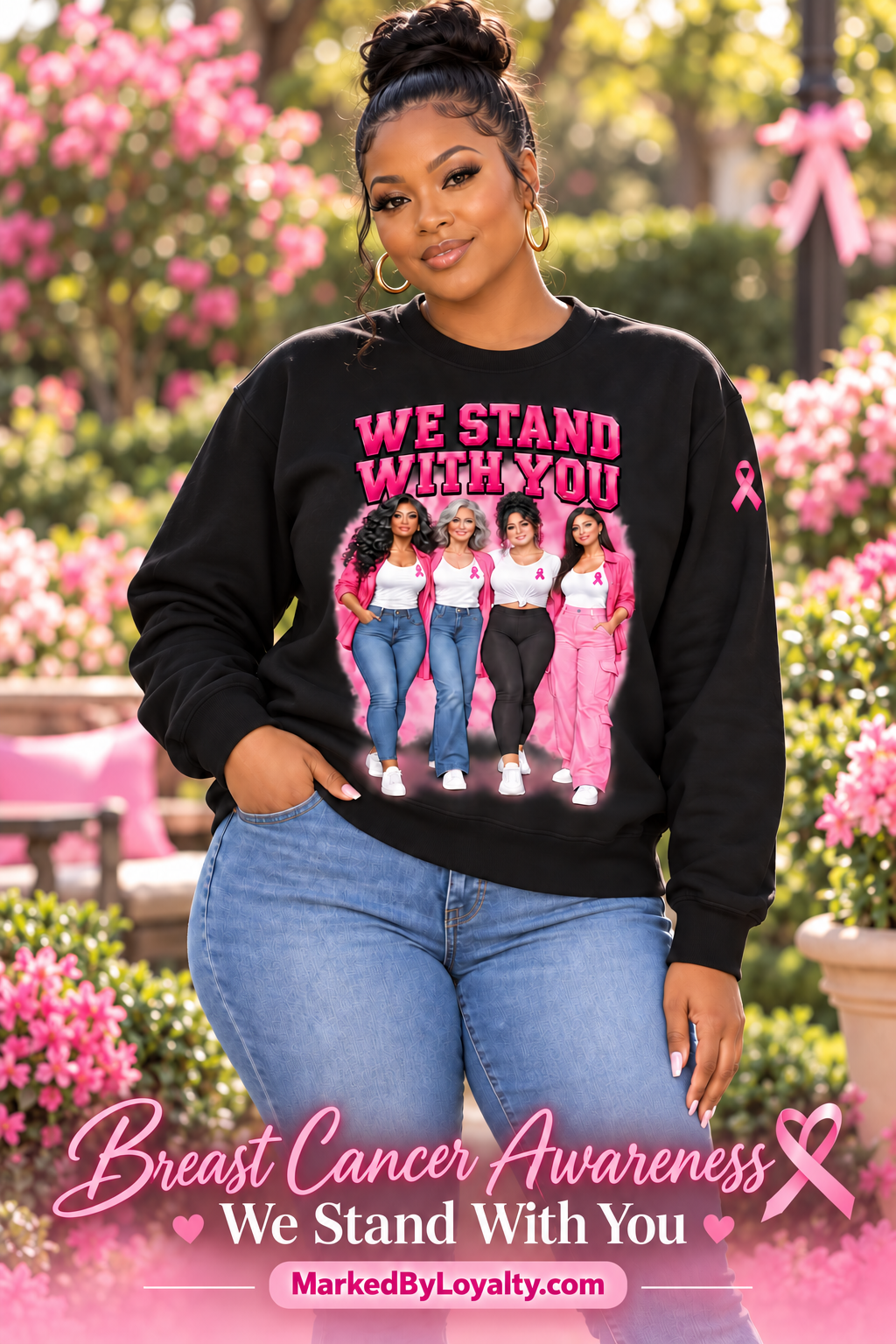 We Stand With You Crewneck Sweatshirt