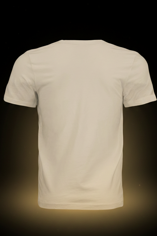 Back Tee - Black Gold Background