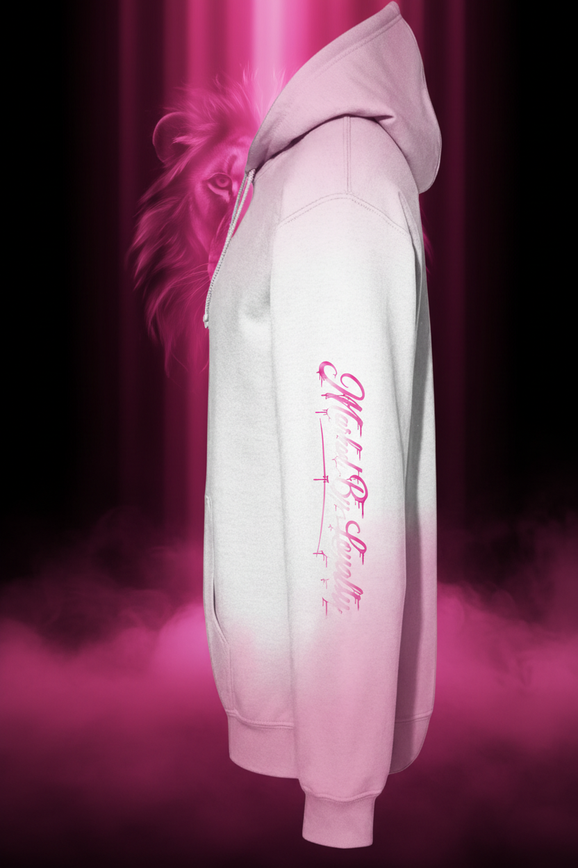 Marked By Loyalty – White Hoodie Sleeve Close Up