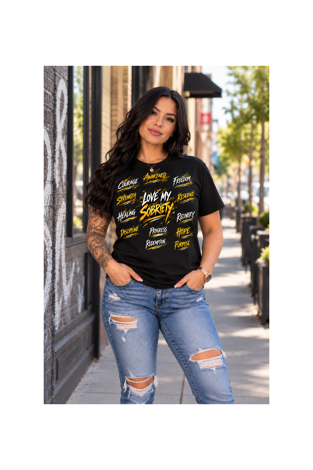 Words of Courage Graphic Tee