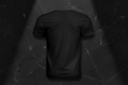 Black Tee Back - Smooth on Dark Marble