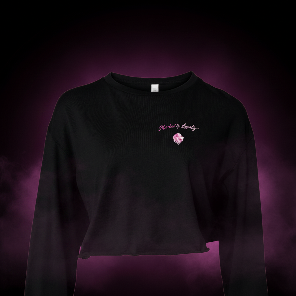 Crop Sweatshirt Closer Purple