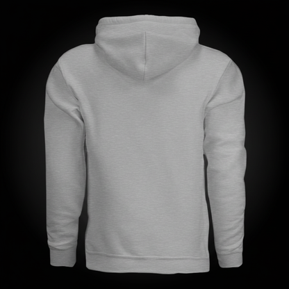 Gray Hoodie Back Black BG