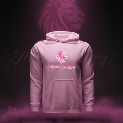 Marked By Loyalty – 3D Pink Hoodie Product Shot