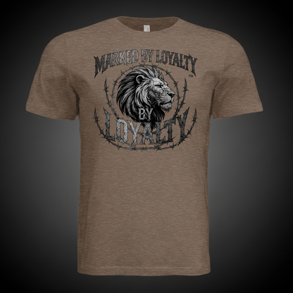 Marked By Loyalty - Black & Gray Background