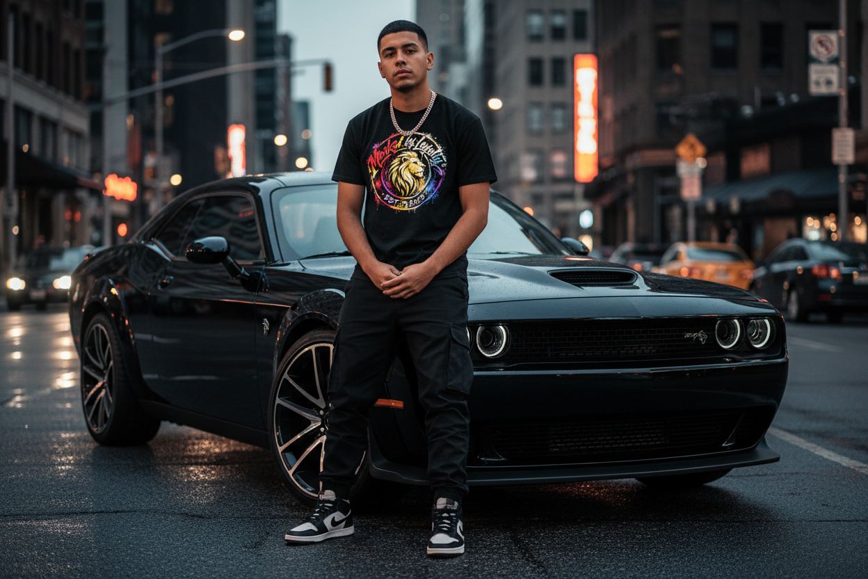 MBL Tee – Challenger Lifestyle Mockup
