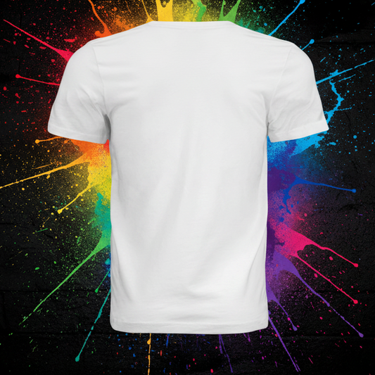 Rainbow Graffiti Tee Back View