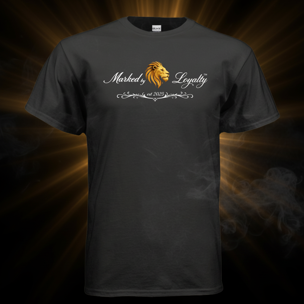 T-Shirt Front Gold Background