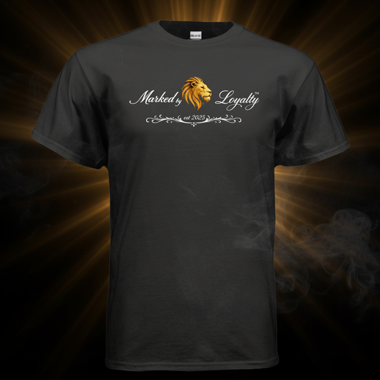 T-Shirt Front Gold Background